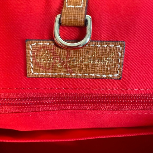 Dooney & Bourke Pink Leather Trim Nylon Tote Bag Shoulder Bag - Picture 3 of 14